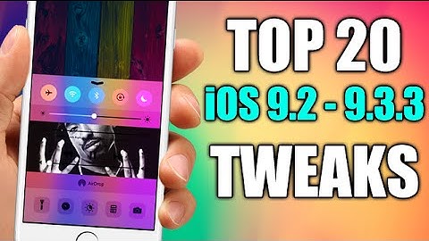 TOP 20 Cydia Tweaks Compatible With iOS 9.2 - 9.3.3 Jailbreak