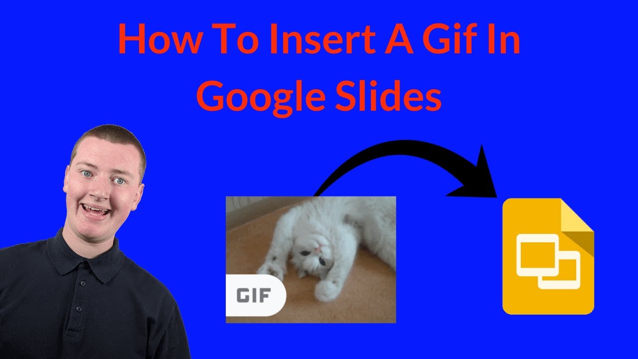 How to add a gif to Slides 