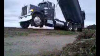 Peterbilt Dump Truck Wheelie