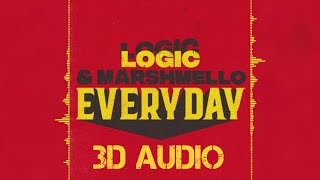 LOGIC AND MARSHMELLO EVERYDAY 3D AUDIO || SKULL MIX 's || plug in your head phones || feel the music Guide