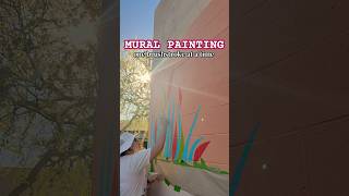 Painting a MURAL one brushstroke at a time🎨 #mural #muralartist #muralproject #murals #muralist