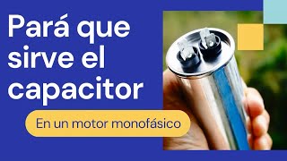 Motor Monofásico con Capacitor de Arranque (Teoría)