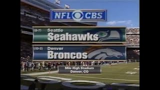 1998 Week 17 - Seahawks vs. Broncos