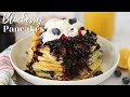 Fluffy Lemon Blueberry Pancakes - Easy Homemade Blueberry Pancakes