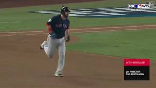 Red sox comeback from a 4-0 deficit to win game 4. - all rights @mlb