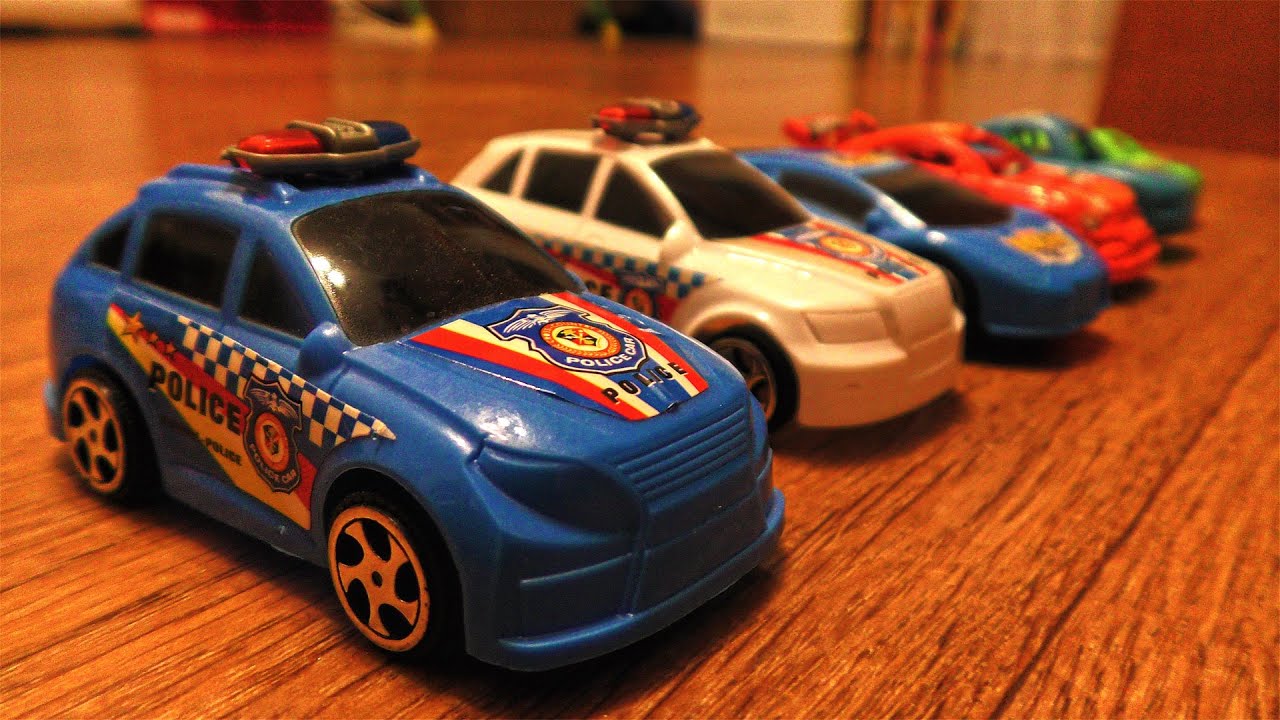 Plastic Toy Trucks and Cars Video - YouTube