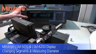 Changing Segments and Measuring Diameters - Mitutoyo LSM