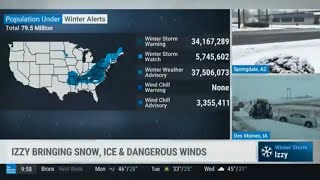 The Weather Channel's Winter Storm Izzy Coverage (10:00PM - 1:00AM) (1/15/21) (Part 2)