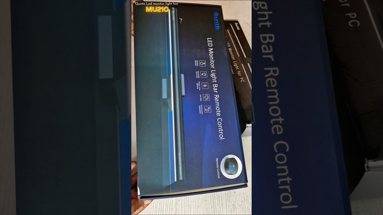 Quntis MU210 Monitor Light Bar With Remote Control Unboxing Review🔥