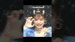 Dumb dumb x solo (remix) audio edit | blackpink songs #blackpink #jisoo #rosé #jennie #lisa #shorts