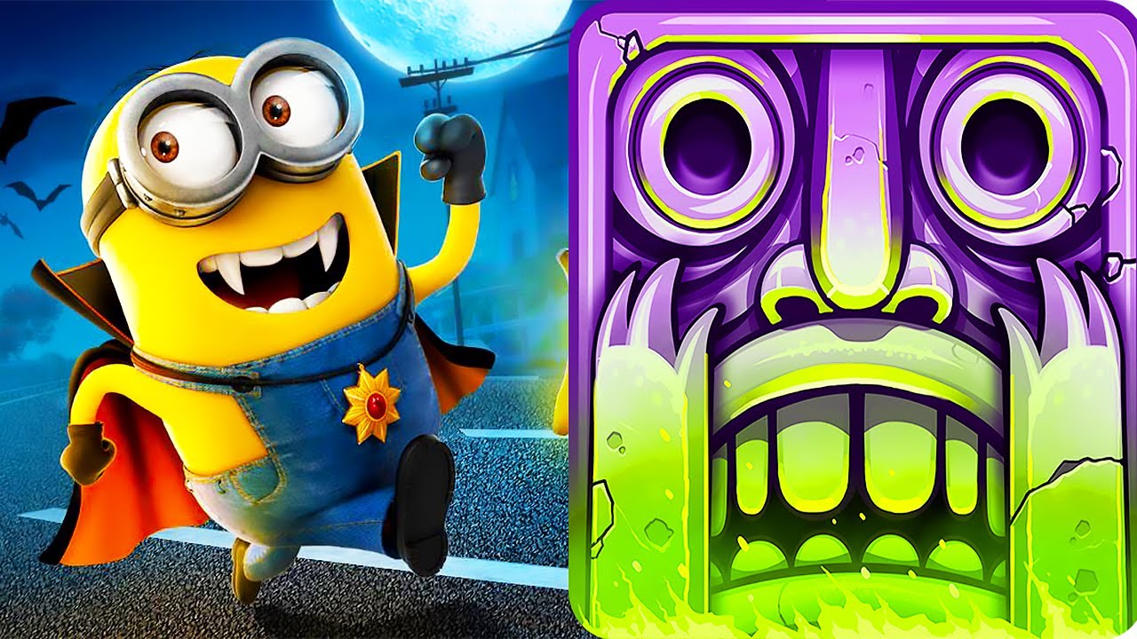 Vampire Minion Vs Vampire From Temple run 2 spooky summit ! Halloween maps