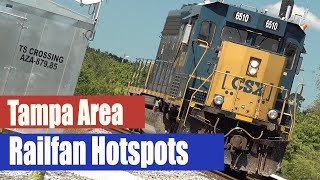 Tampa Area Railfan Hotspots 2023