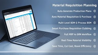 Smart Material Requisition Planning with TheERPHub ERP