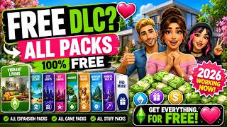 Sims 4 DLC Packs for FREE ❤️How to get ALL Sims 4 Expansion Packs for FREE