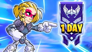 How To Reach DIAMOND In 1 Day - [Brawlhalla]