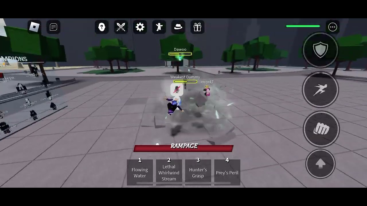I decided to learn some techs in TSB (private server) - YouTube