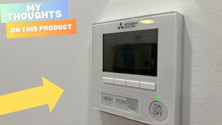 Mitsubishi Thermostat Review | A Look At All the Features and Display
