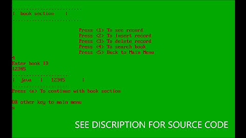 LIBRARY MANAGEMENT SYSTEM IN C | PROJECT | With Source Code