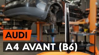 Hvordan skifte Fjærbein på AUDI A4 Avant (8E5, B6) - videoguide
