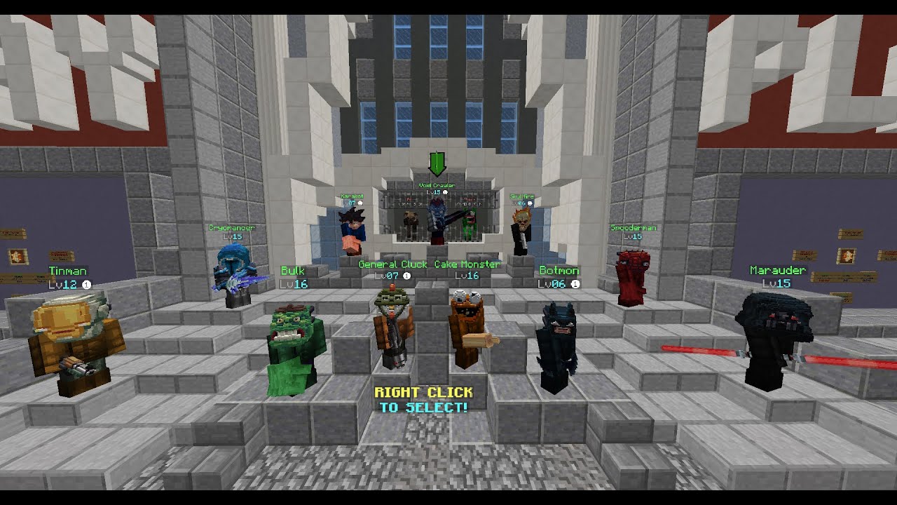Hypixel  Smash Heroes  All The Heroes  YouTube