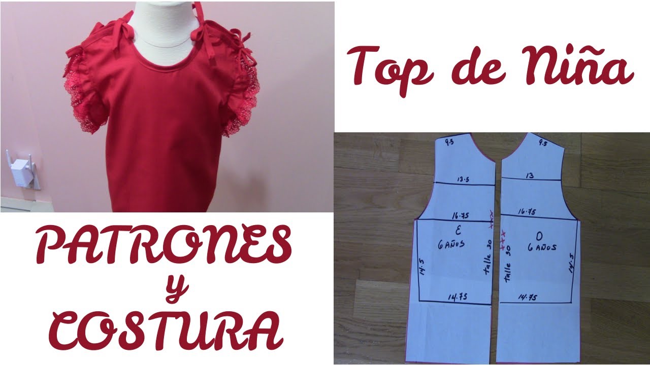 176 Top O Blusa De NiÑa Patrones Y Costurasuper Fácil Youtube