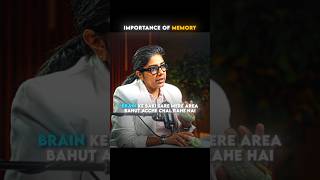 Importance of Memory | Dr Sweta Adatia | #drswetaadatia #neuroscience #shorts
