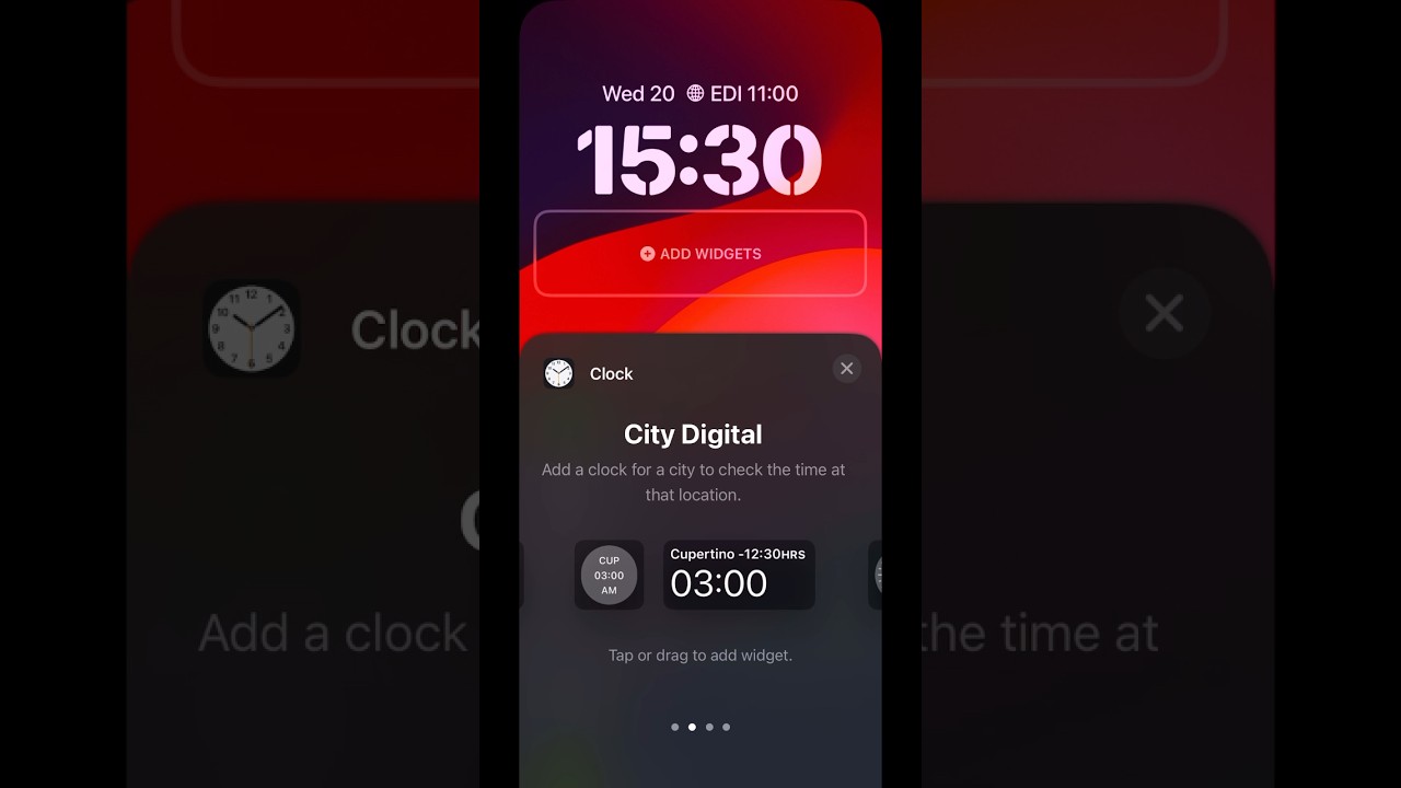 This Is How To Add Two Time Zones In Your IOS 17 Lock Screen This Is How To Add Two Time Zones In Your IOS 17 Lock Screen