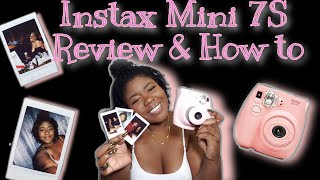 Fugifilm Instax Mini 7s| Polaroid| Instant Camera| Review & How to