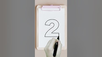 How to Draw 3D Number 2: Easy Step-by-Step Tutorial