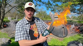 Burning A Guitar To Make It Look Better! - Custom Guitar Build