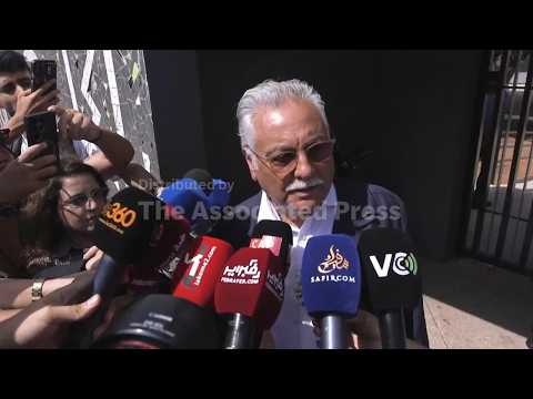 Leader of Morocco's opposition PPS arrives to vote in parliamentary election