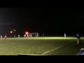 Monson's Jen Fabrycki finishes off corner kick by Bryanna Murphy in Mustang win over Hampshire