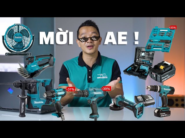 THỨ 5 VUI VẺ - Siêu Sale Makita, Giảm Tới 3TR, Hơn 35% Cho Nhiều Combo Hấp Dẫn