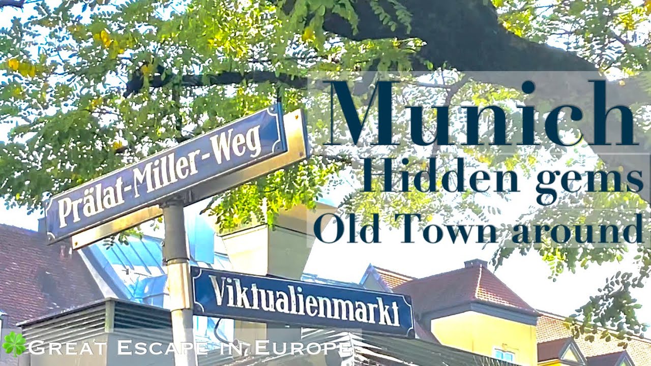 Старый город Мюнхена и его окрестности, Виктуалиенмаркт и т. д.【MunichVlog】