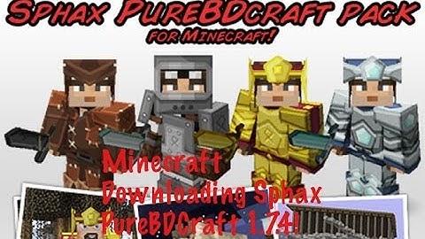 Minecraft 1.8 How to download Sphax PureBDCraft MAC/WINDOWS