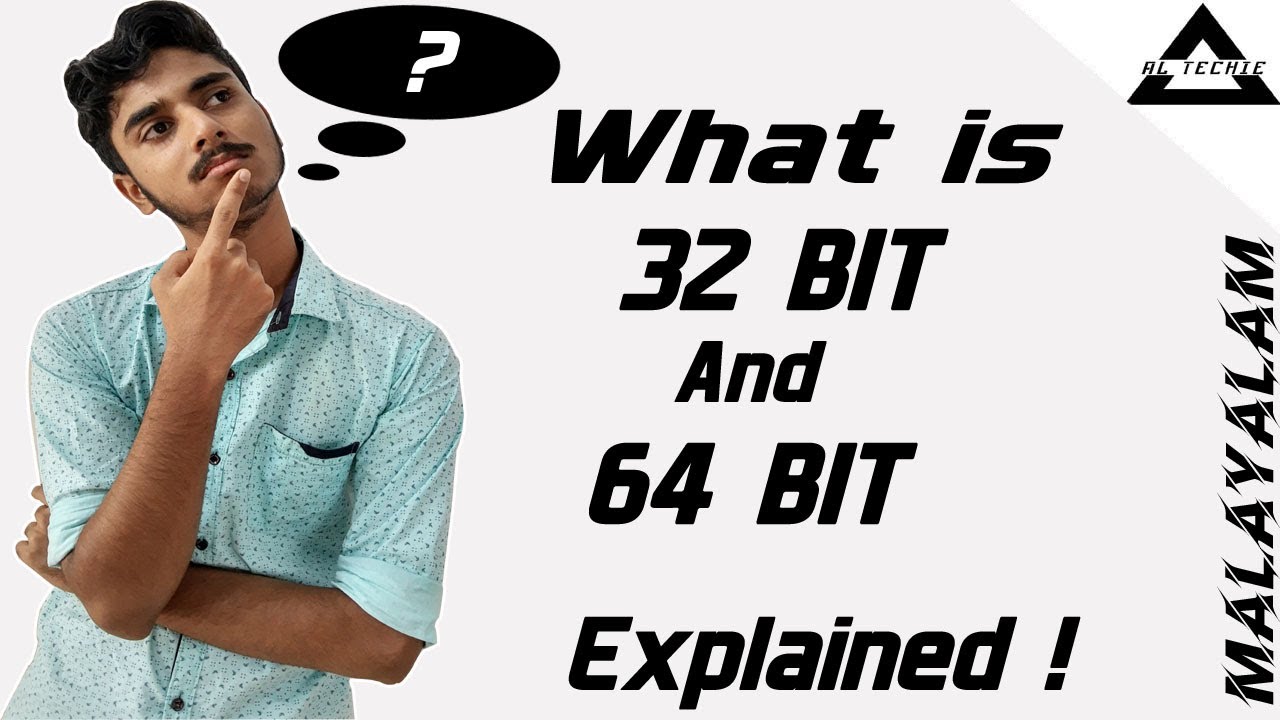 32 BIT VS 64 BIT Processors/CPU Explained in Malayalam || What is 32 ...