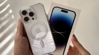 iPhone 14 Pro Silver unboxing | dynamic island