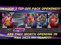 SEASON 2 TIP OFF PACK OPENING!! ARE THEY WORTH OPENING?? I PULLED TWO PINK DIAMONDS IN ONE BOX!