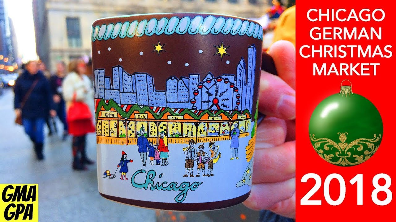 The Christkindlmarket German Christmas Market In Chicago, Illinois