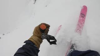 Ski Guiding Mt. Superior's South Face, in Utah's Wasatch mountains.