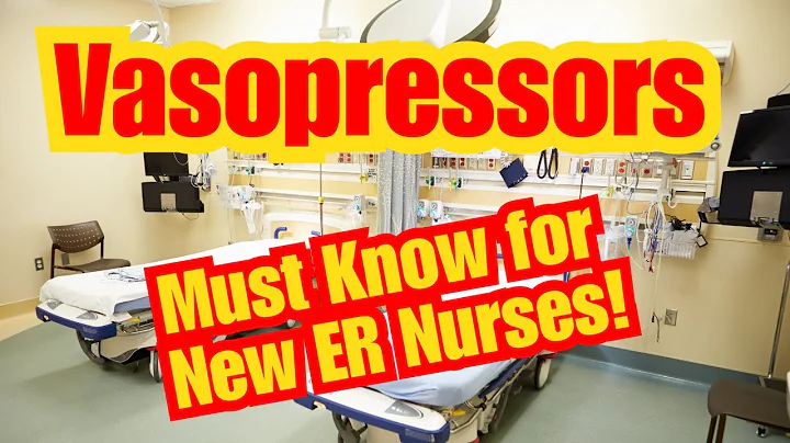 Vasopressors Explained for New ER Nurses - Insights on Norepinephrine: ER Nurse Tips