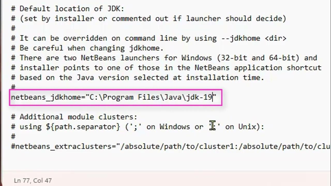 Updating Default JDK version in NetBeans YouTube