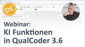 Webinar: KI-unterstütze Datenanalyse in QualCoder 3 .6