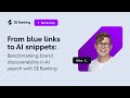 From blue links to AI snippets: Benchmarking brand discoverability in AI search engines