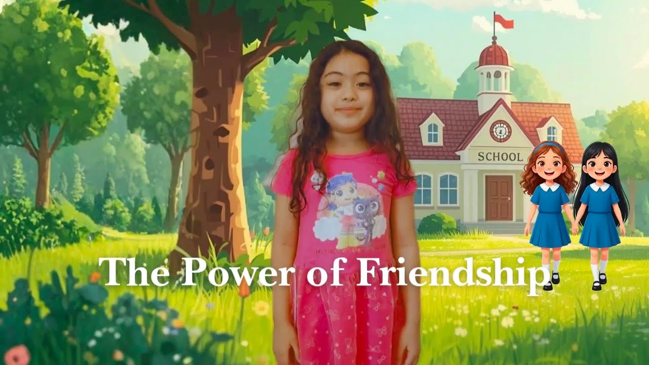 The Power of Friendship 🌸 | Tala’s Poem Recital | English Project | Tala & Adam TV