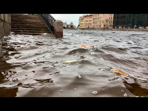 Под воду ушел крупнейший российский город. Санкт-Петербург рухнул в «дождевую яму»