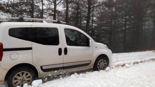 Fiat Qubo trekking en la nieve