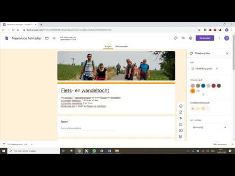 Online vorming: Google forms