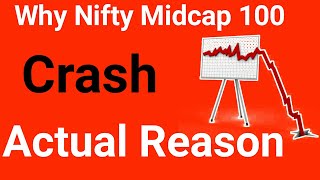 Why nifty midcap 100 crash today || Nifty midcap crash today