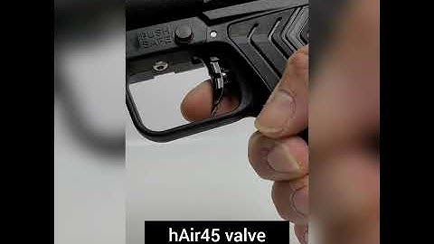 Planet Eclipse EMEK 100 mechanical paintball marker with hAir45 and Infamous trigger